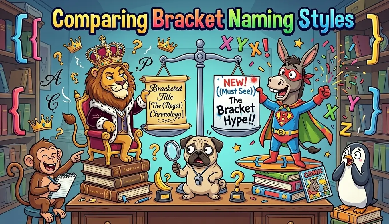 Comparing Bracket Naming Styles
