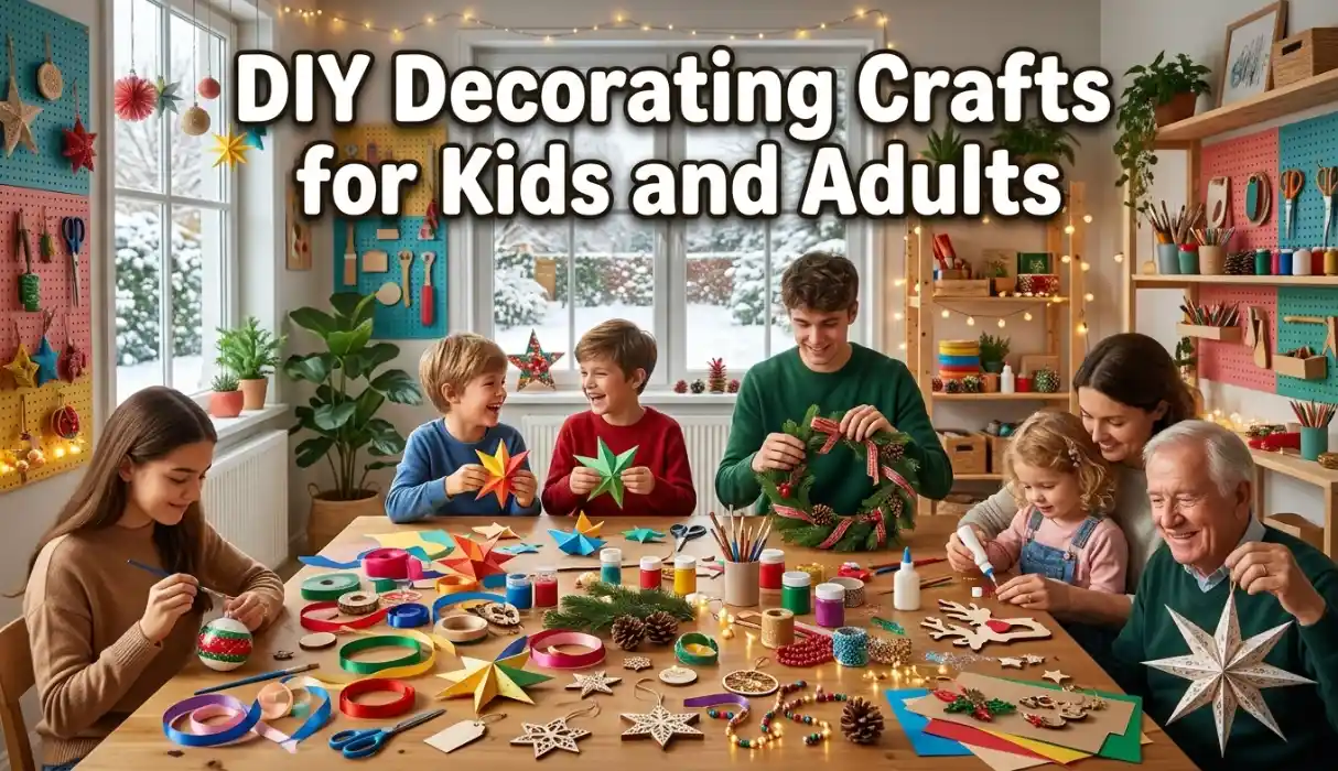 DIY Decorating Crafts for Kids and Adults