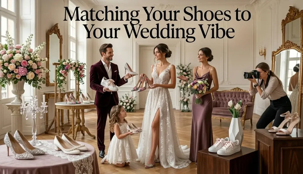 Matching Your Shoes to Your Wedding Vibe