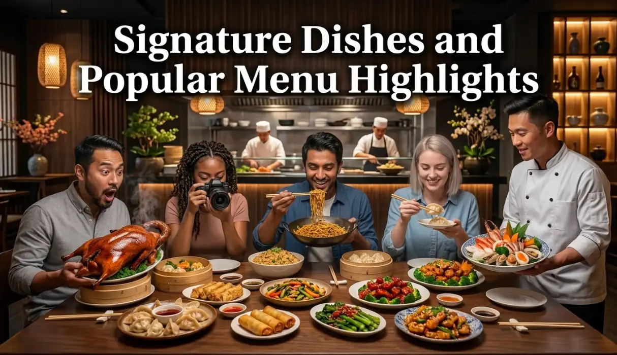 Signature Dishes and Popular Menu Highlights