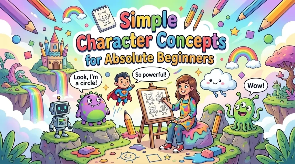 Simple Character Concepts for Absolute Beginners