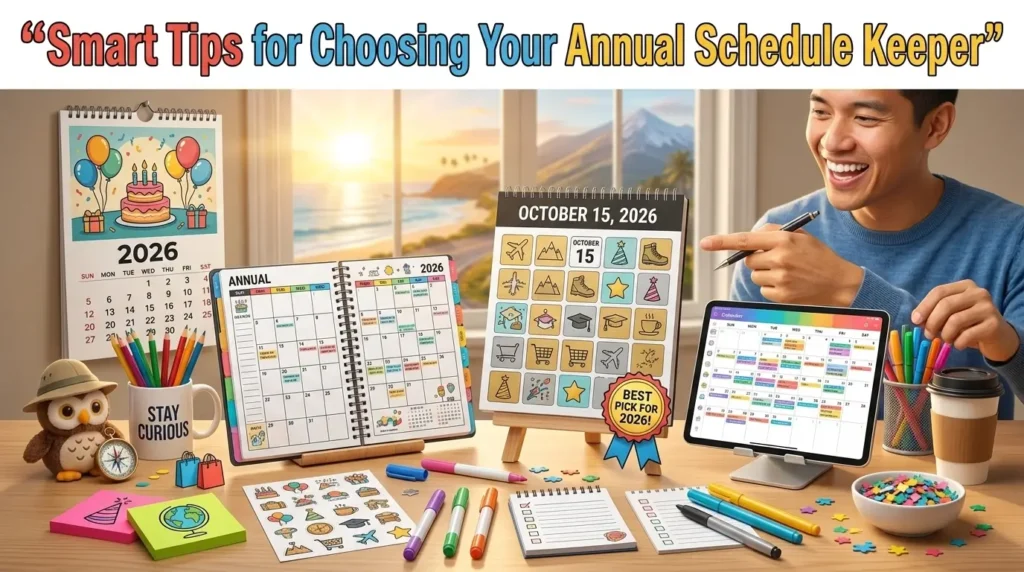 Smart Tips for Choosing Your Annual Schedule Keeper