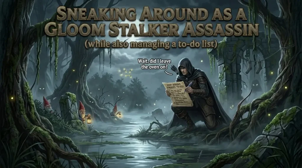 Sneaking Around as a Gloom Stalker Assassin