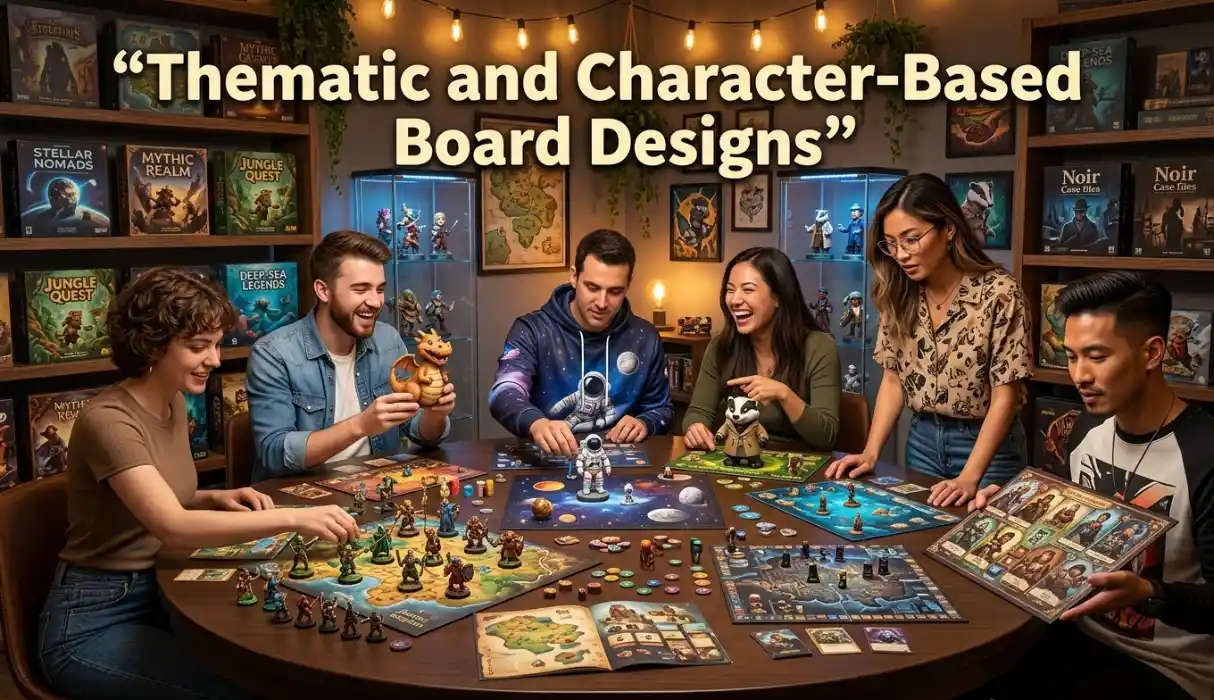 Thematic and Character-Based Board Designs