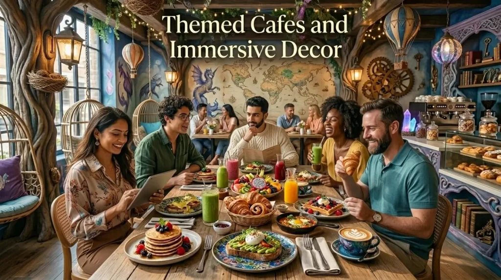 Themed Cafes and Immersive Decor