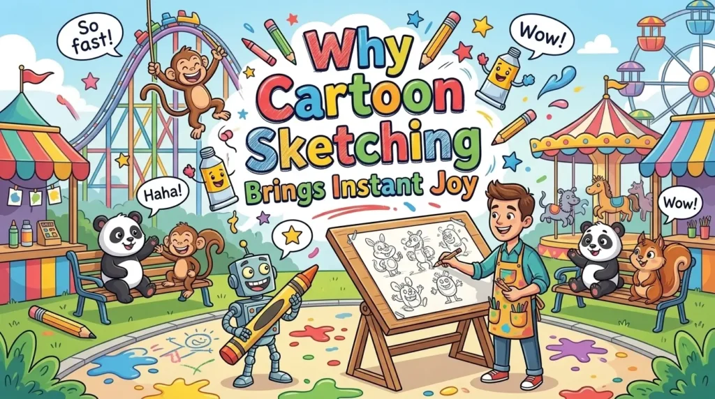 Why Cartoon Sketching Brings Instant Joy