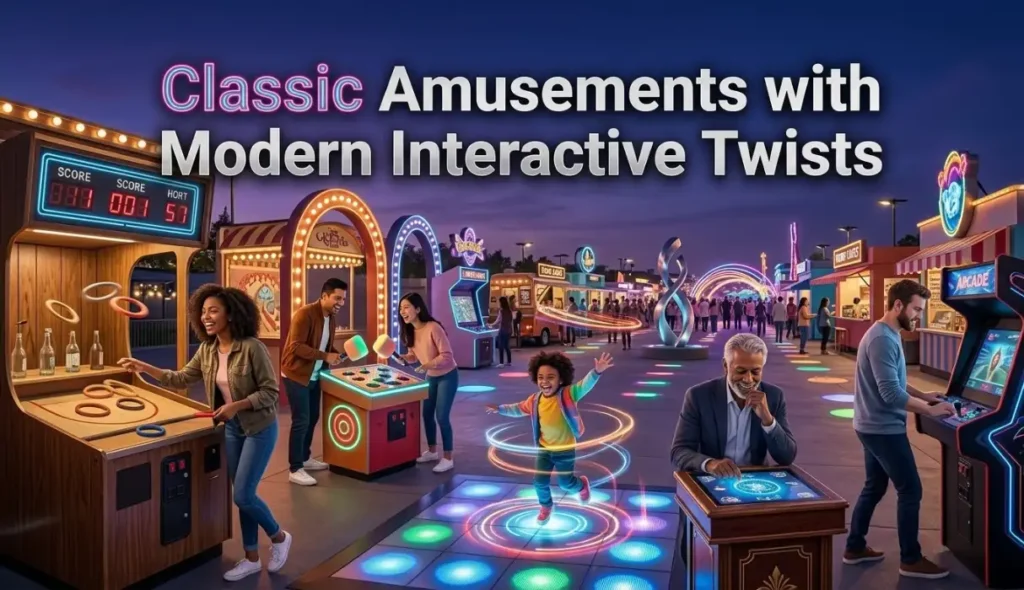 Classic Amusements with Modern Interactive Twists