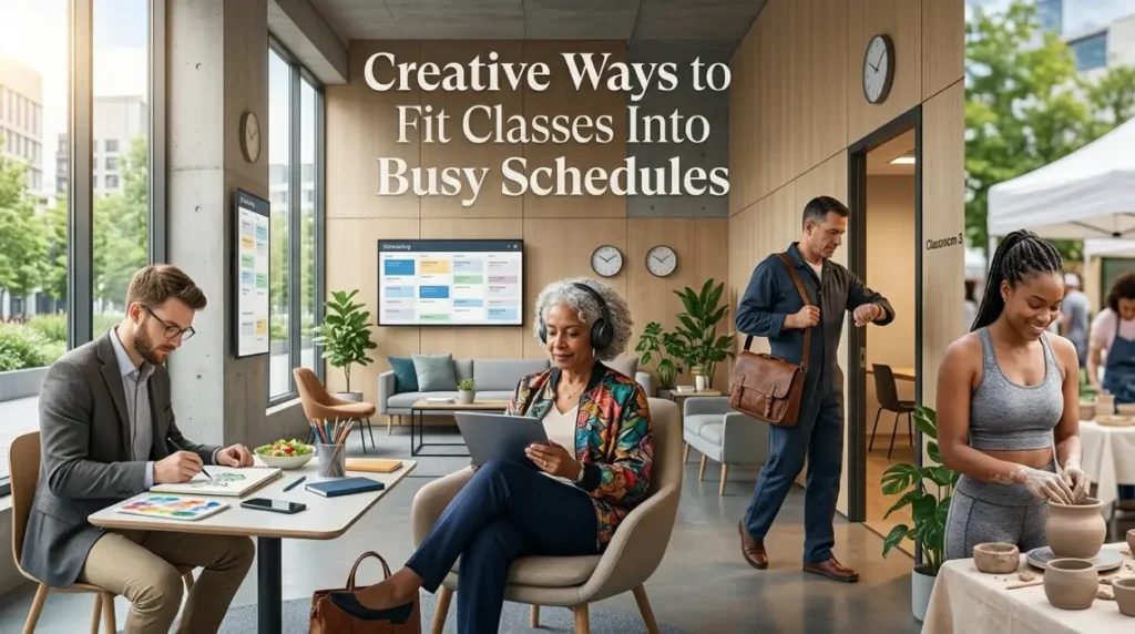 Creative Ways to Fit Classes Into Busy Schedules