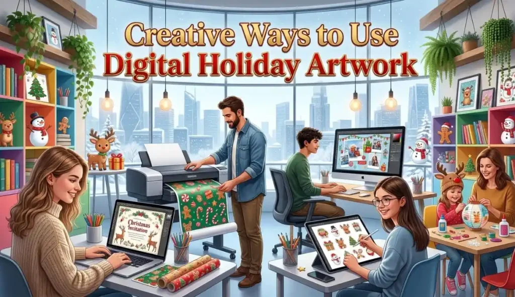 Creative Ways to Use Digital Holiday Artwork
