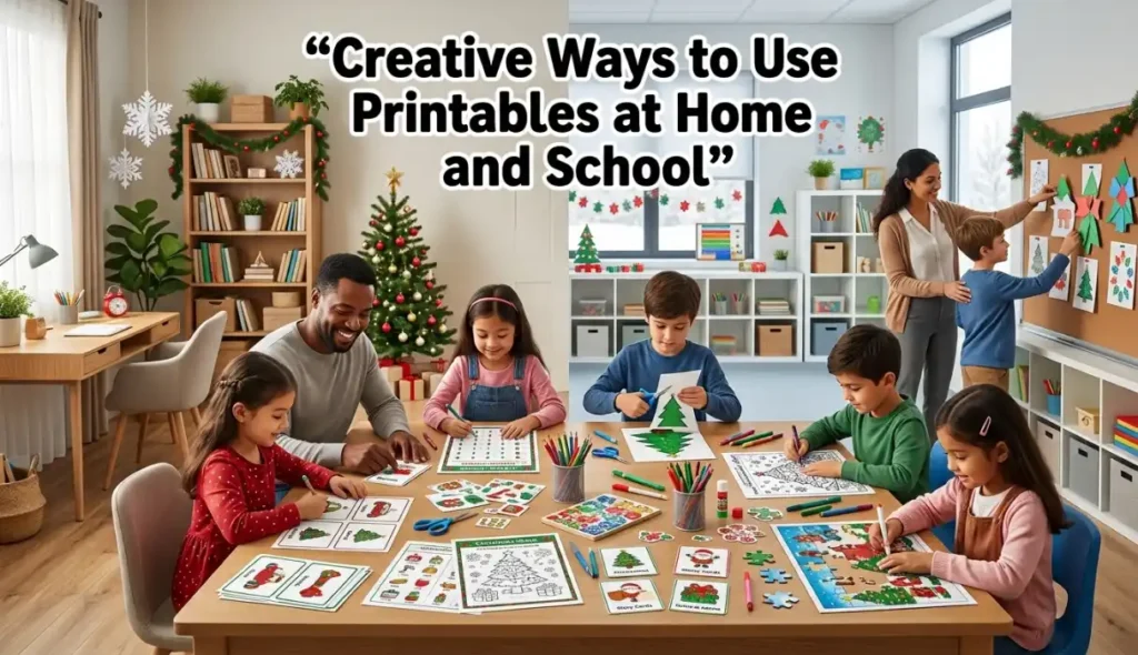 Creative Ways to Use Printables at Home and School