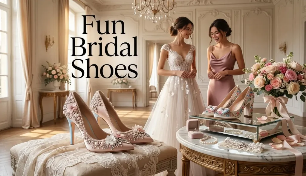 fun bridal shoes