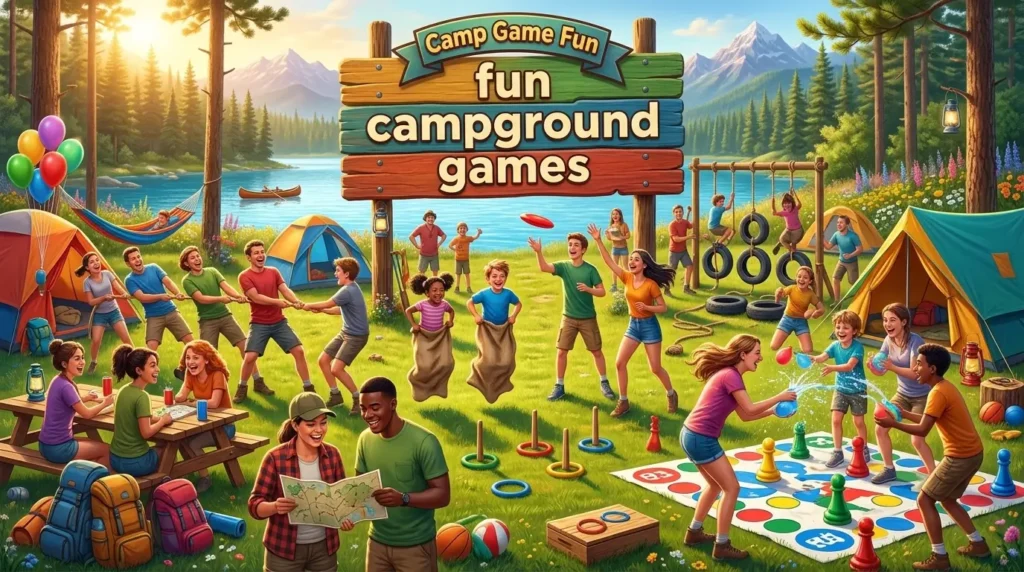 fun campground games
