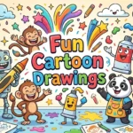 fun cartoon drawings
