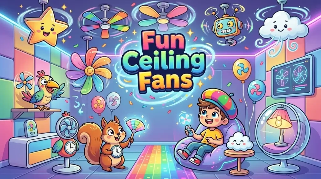 fun ceiling fans