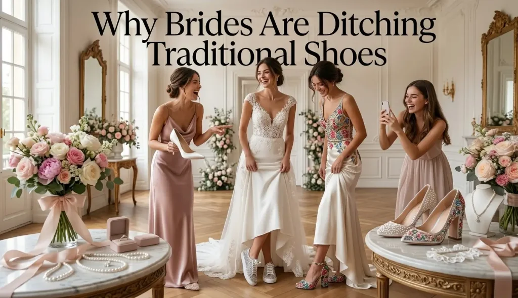 Why Brides Are Ditching Traditional Shoes