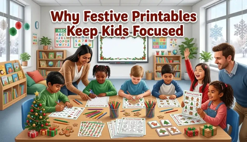 Why Festive Printables Keep Kids Focused