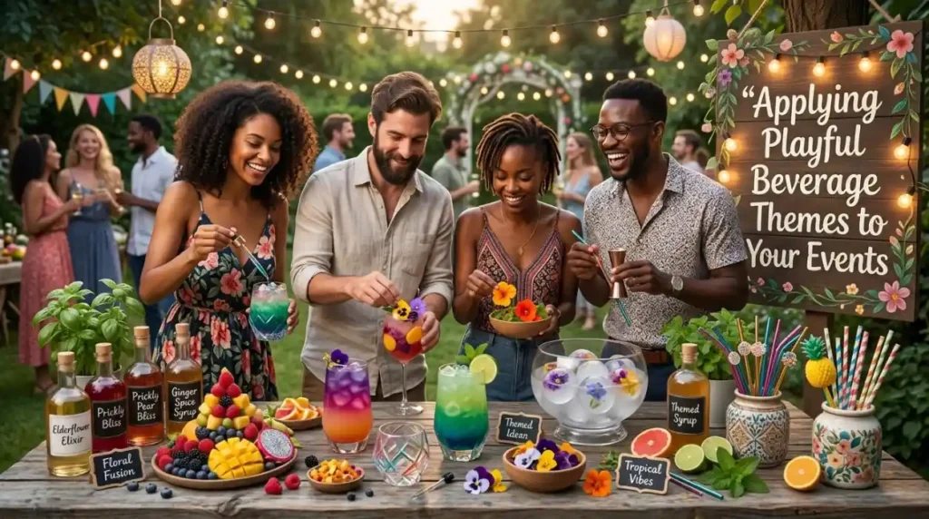Applying Playful Beverage Themes to Your Events
