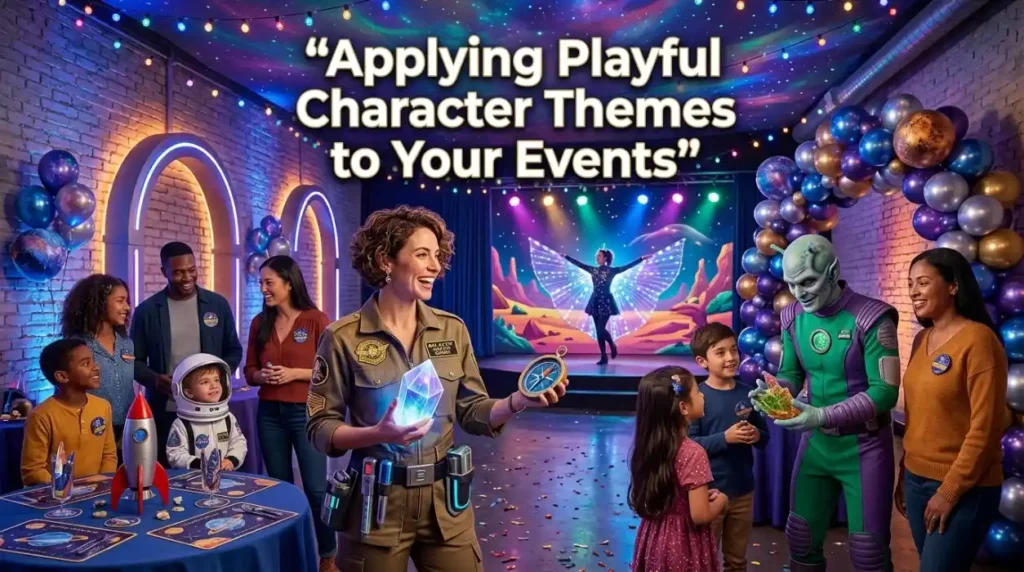 Applying Playful Character Themes to Your Events