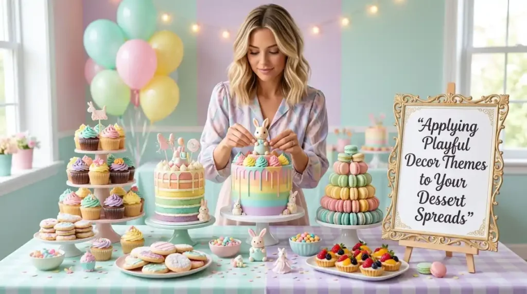 Applying Playful Decor Themes to Your Dessert Spreads