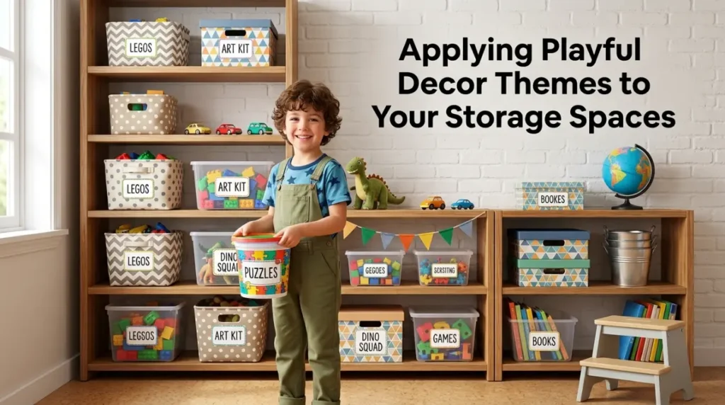 Applying Playful Decor Themes to Your Storage Spaces