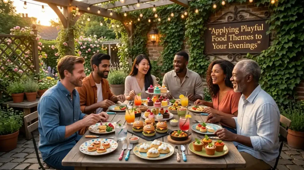 Applying Playful Food Themes to Your Evenings