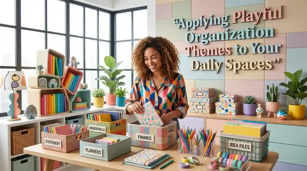 Applying Playful Organization Themes to Your Daily Spaces