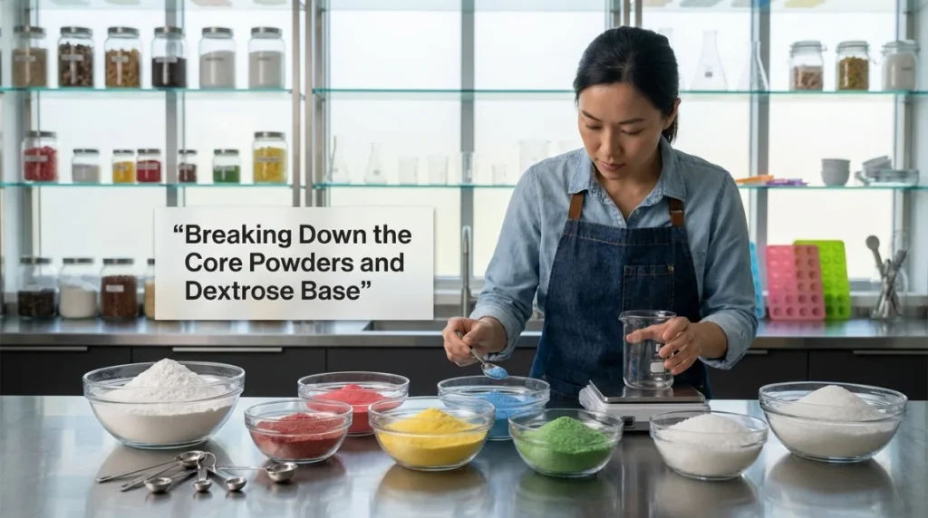 Breaking Down the Core Powders and Dextrose Base