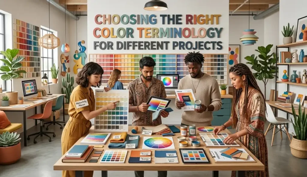 Choosing the Right Color Terminology for Different Projects