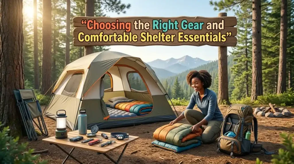 Choosing the Right Gear and Comfortable Shelter Essentials
