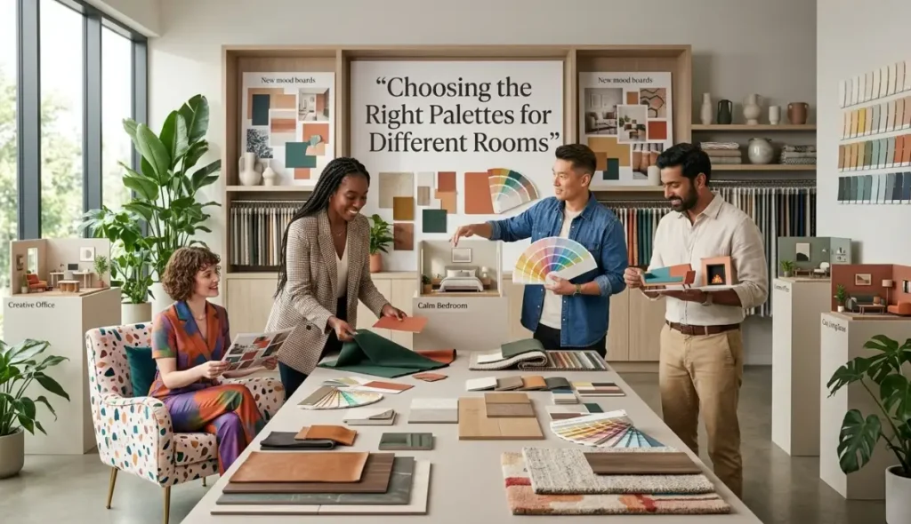 Choosing the Right Palettes for Different Rooms