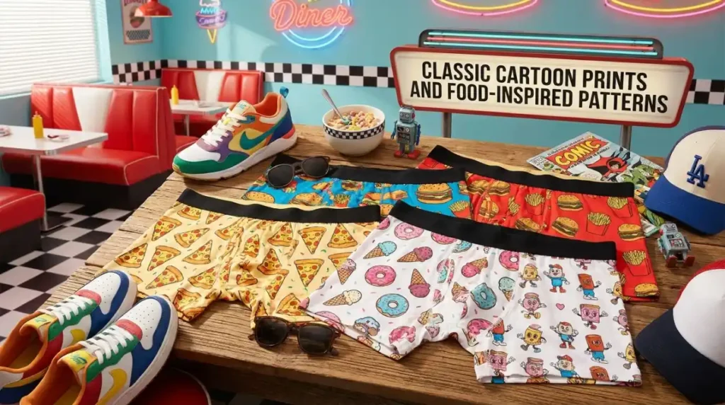 Classic Cartoon Prints and Food-Inspired Patterns