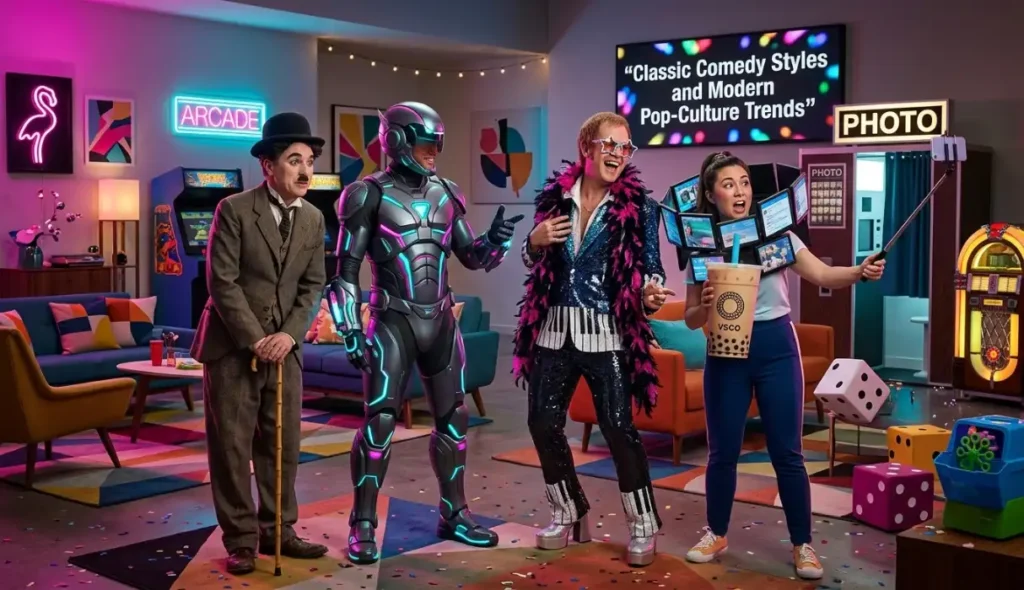 Classic Comedy Styles and Modern Pop-Culture Trends