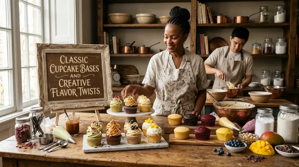 Classic Cupcake Bases and Creative Flavor Twists