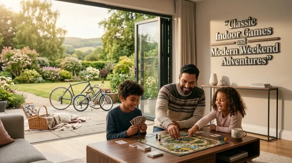 Classic Indoor Games and Modern Weekend Adventures