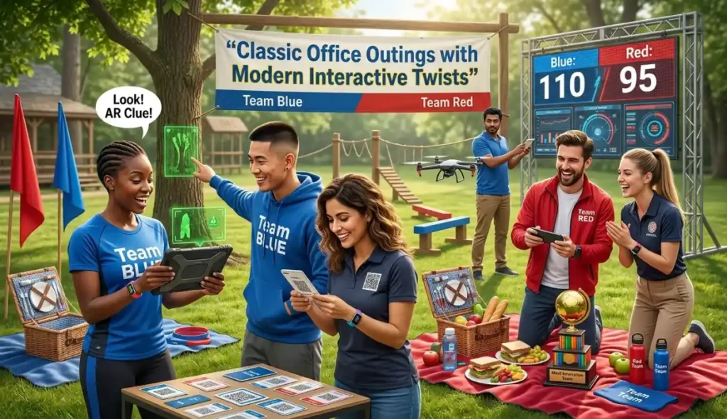 Classic Office Outings with Modern Interactive Twists