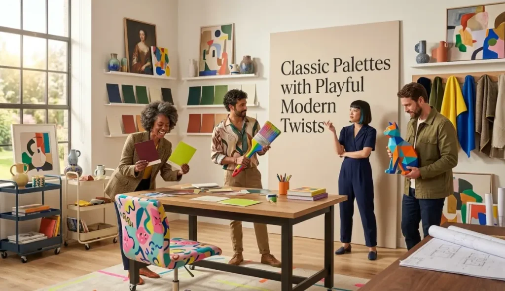 Classic Palettes with Playful Modern Twists