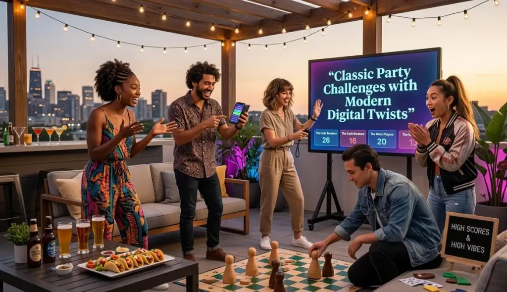 Classic Party Challenges with Modern Digital Twists
