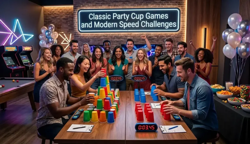 Classic Party Cup Games and Modern Speed Challenges