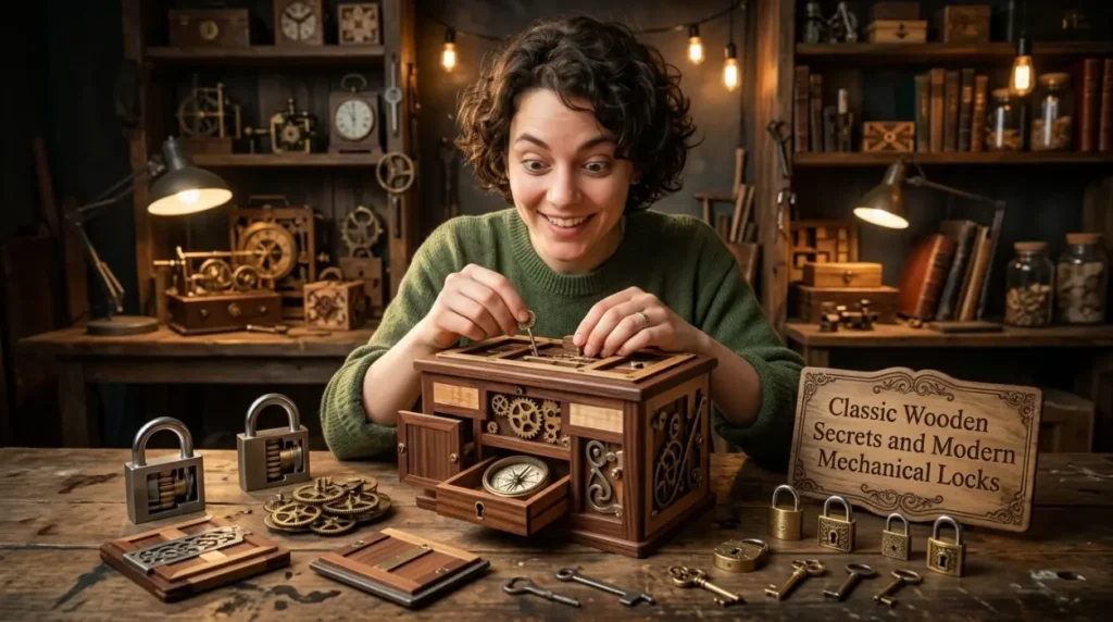 Classic Wooden Secrets and Modern Mechanical Locks