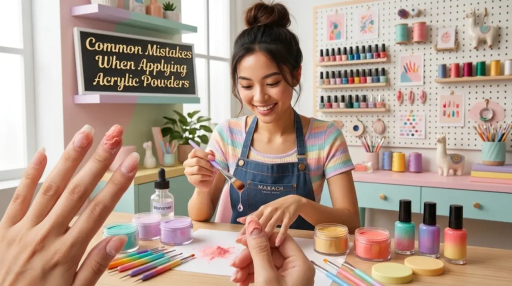 Common Mistakes When Applying Acrylic Powders