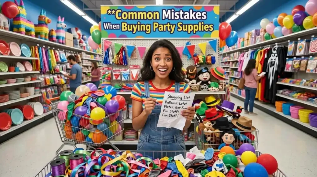 Common Mistakes When Buying Party Supplies