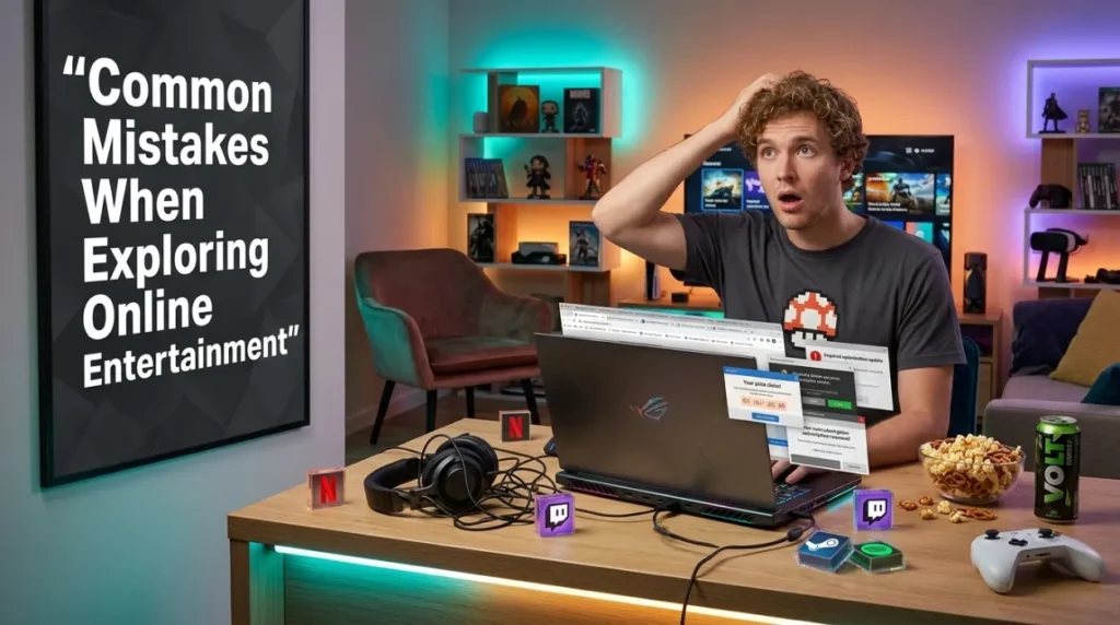 Common Mistakes When Exploring Online Entertainment