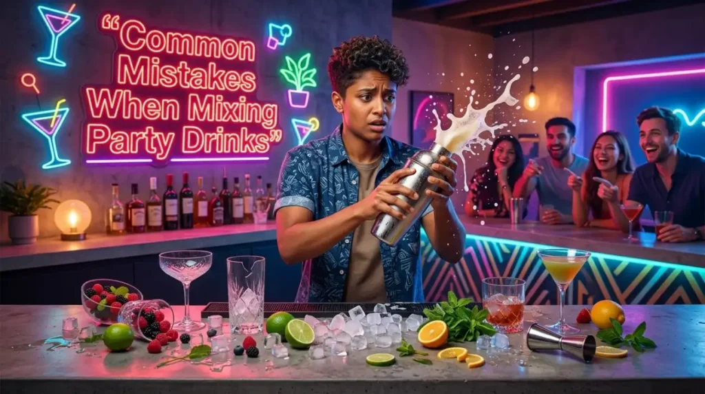 Common Mistakes When Mixing Party Drinks