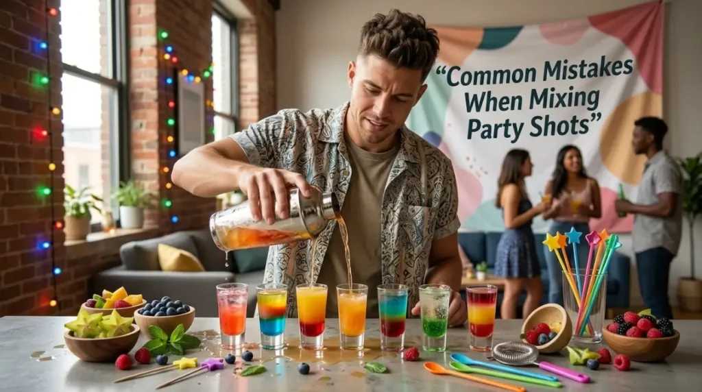 Common Mistakes When Mixing Party Shots