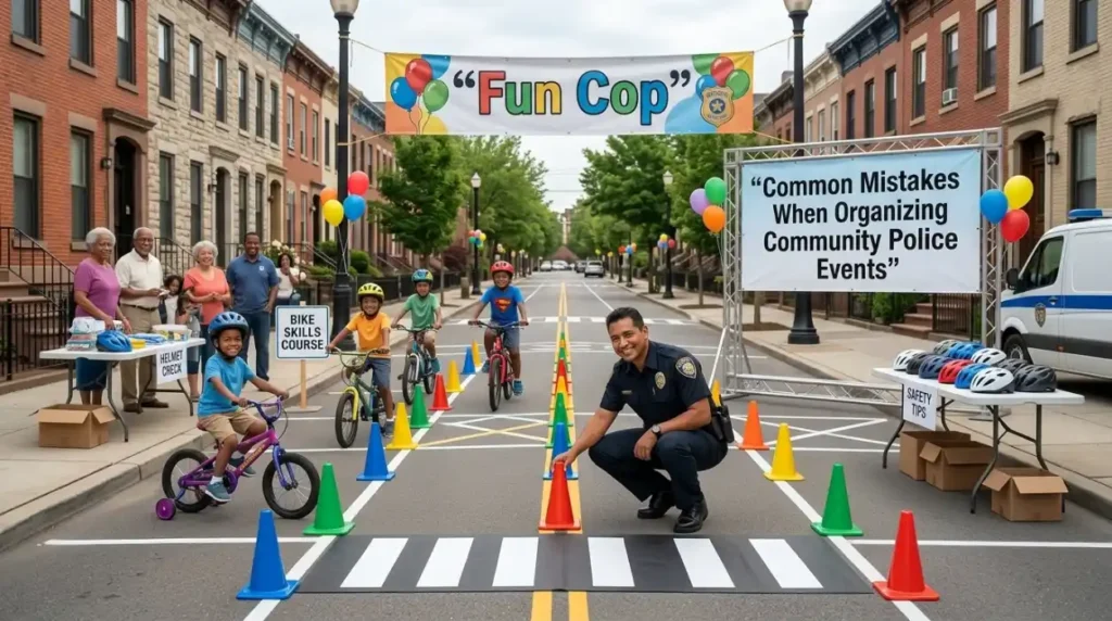 Common Mistakes When Organizing Community Police Events