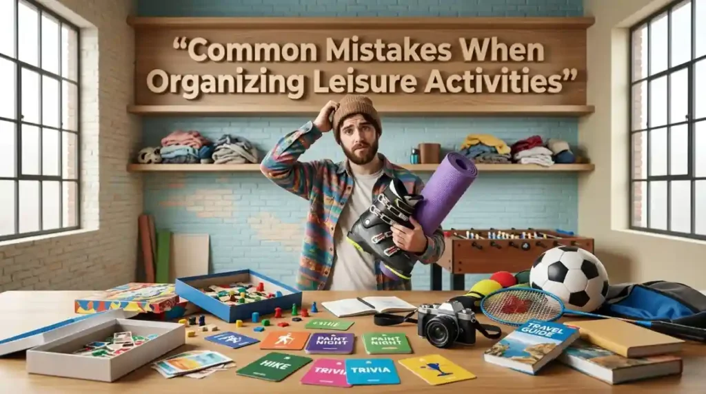 Common Mistakes When Organizing Leisure Activities