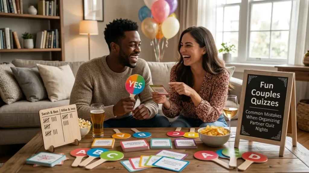 Common Mistakes When Organizing Partner Quiz Nights