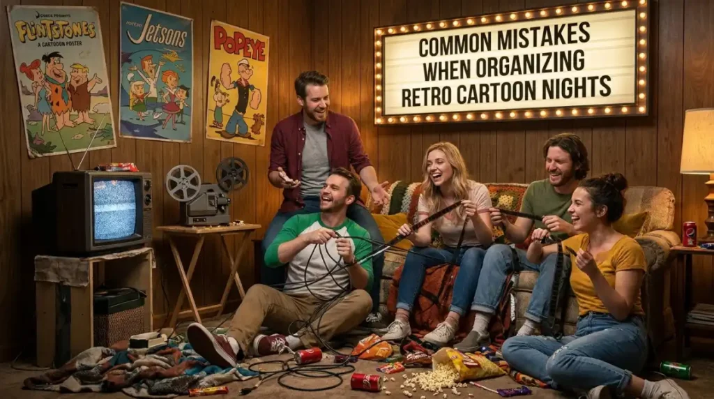 Common Mistakes When Organizing Retro Cartoon Nights