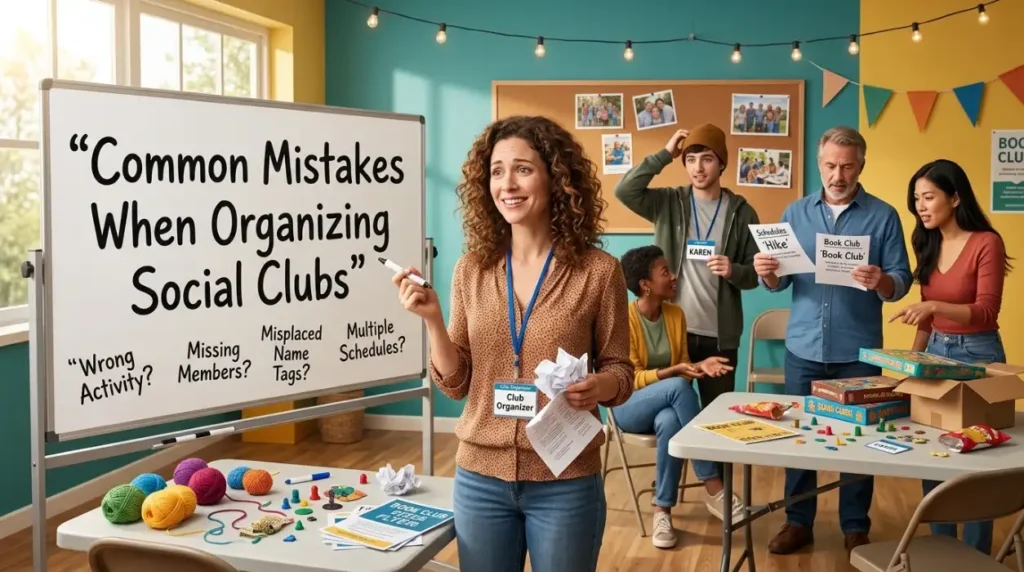 Common Mistakes When Organizing Social Clubs