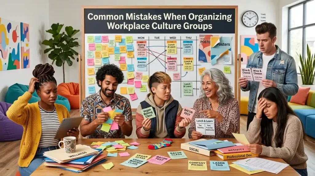 Common Mistakes When Organizing Workplace Culture Groups